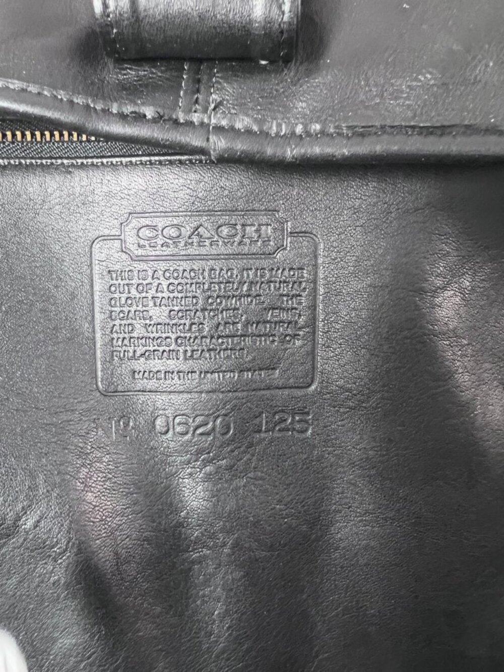 Vintage Coach XL Studio Bag Style 4081 in BLACK Leather, - Picture 2 of 7